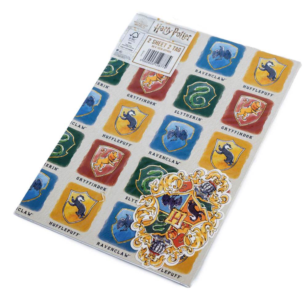 Harry Potter Watercolour Gift Wrap - Gift Arch