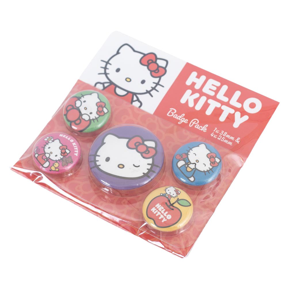Hello Kitty Button Badge Set - Gift Arch
