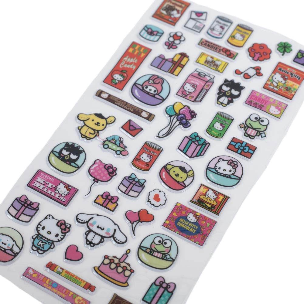 Hello Kitty Puff Sticker Set - Gift Arch