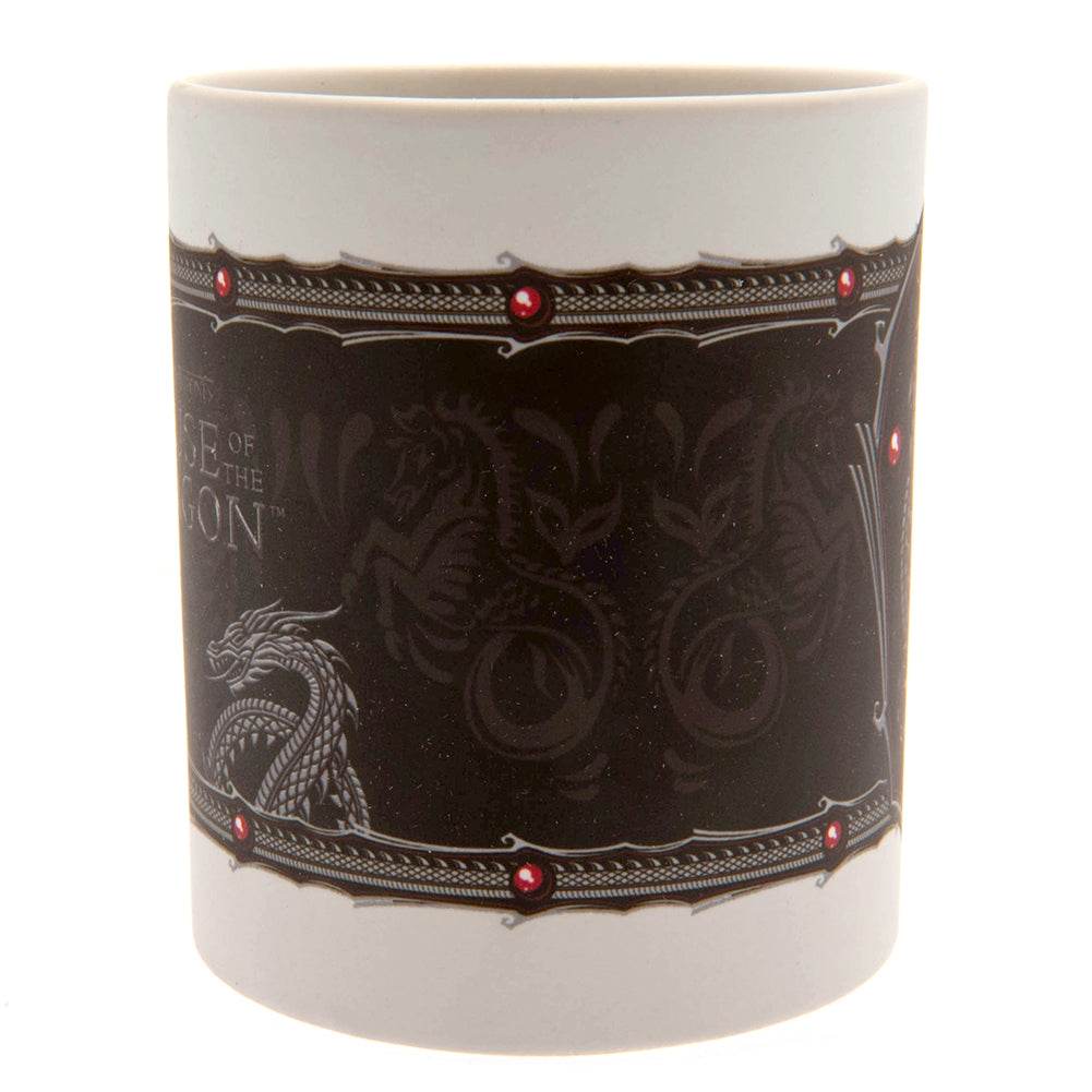 House Of The Dragon Mug Silver Dragon - Gift Arch