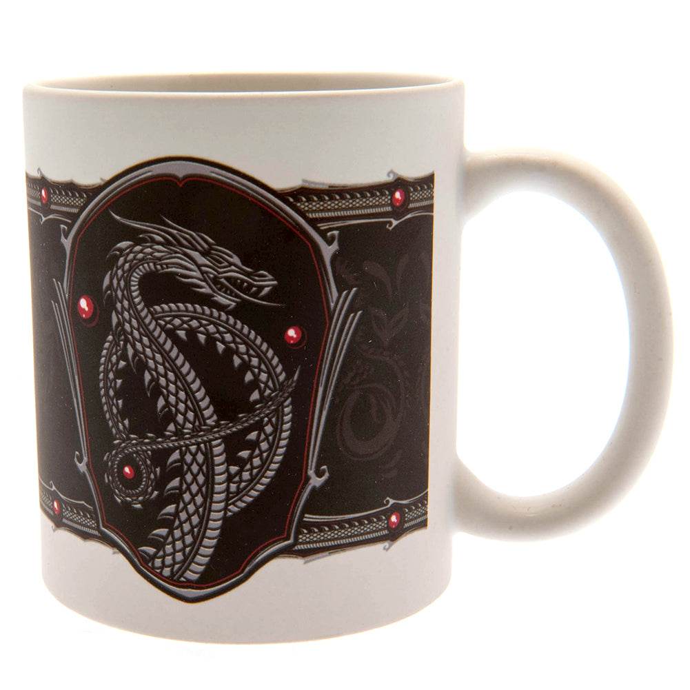 House Of The Dragon Mug Silver Dragon - Gift Arch