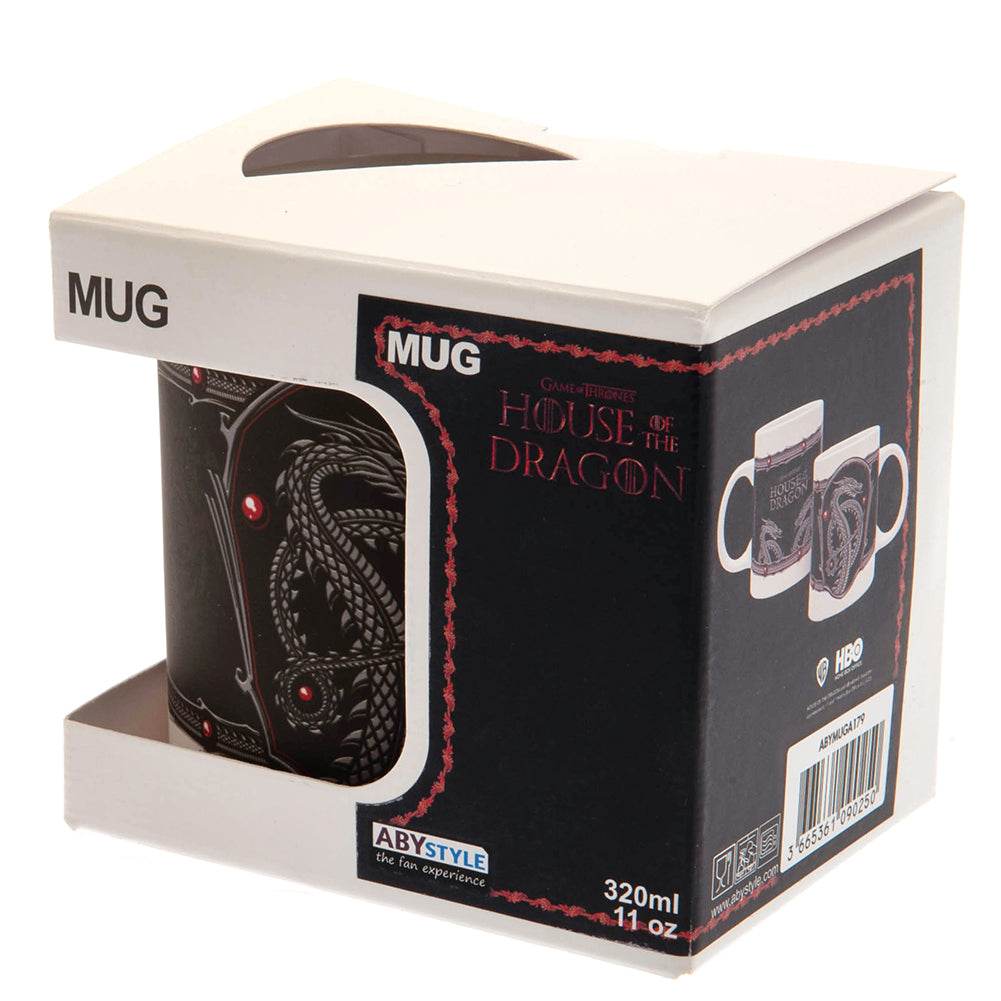 House Of The Dragon Mug Silver Dragon - Gift Arch