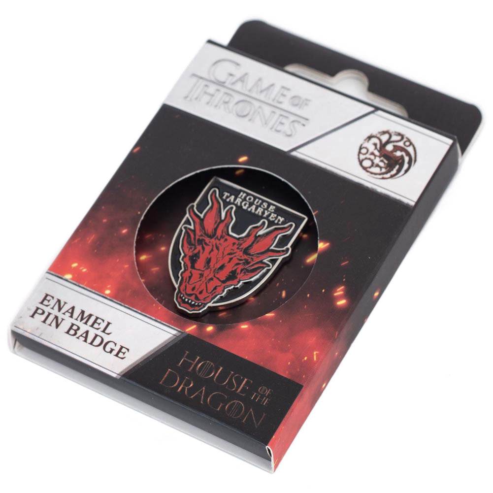 House Of The Dragon Pin Badge - Gift Arch