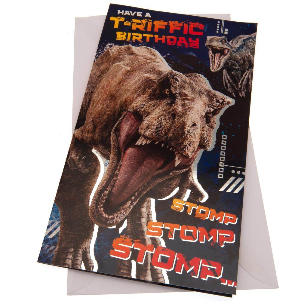 Jurassic World Birthday Card - Gift Arch