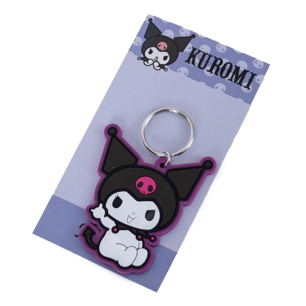 Kuromi Rocking PVC Keyring - Gift Arch