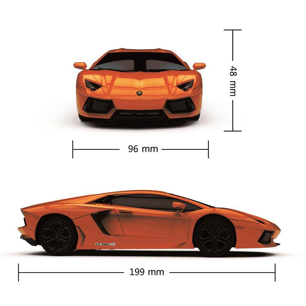 Lamborghini Aventador Radio Controlled Car 1:24 Scale Orange - Gift Arch