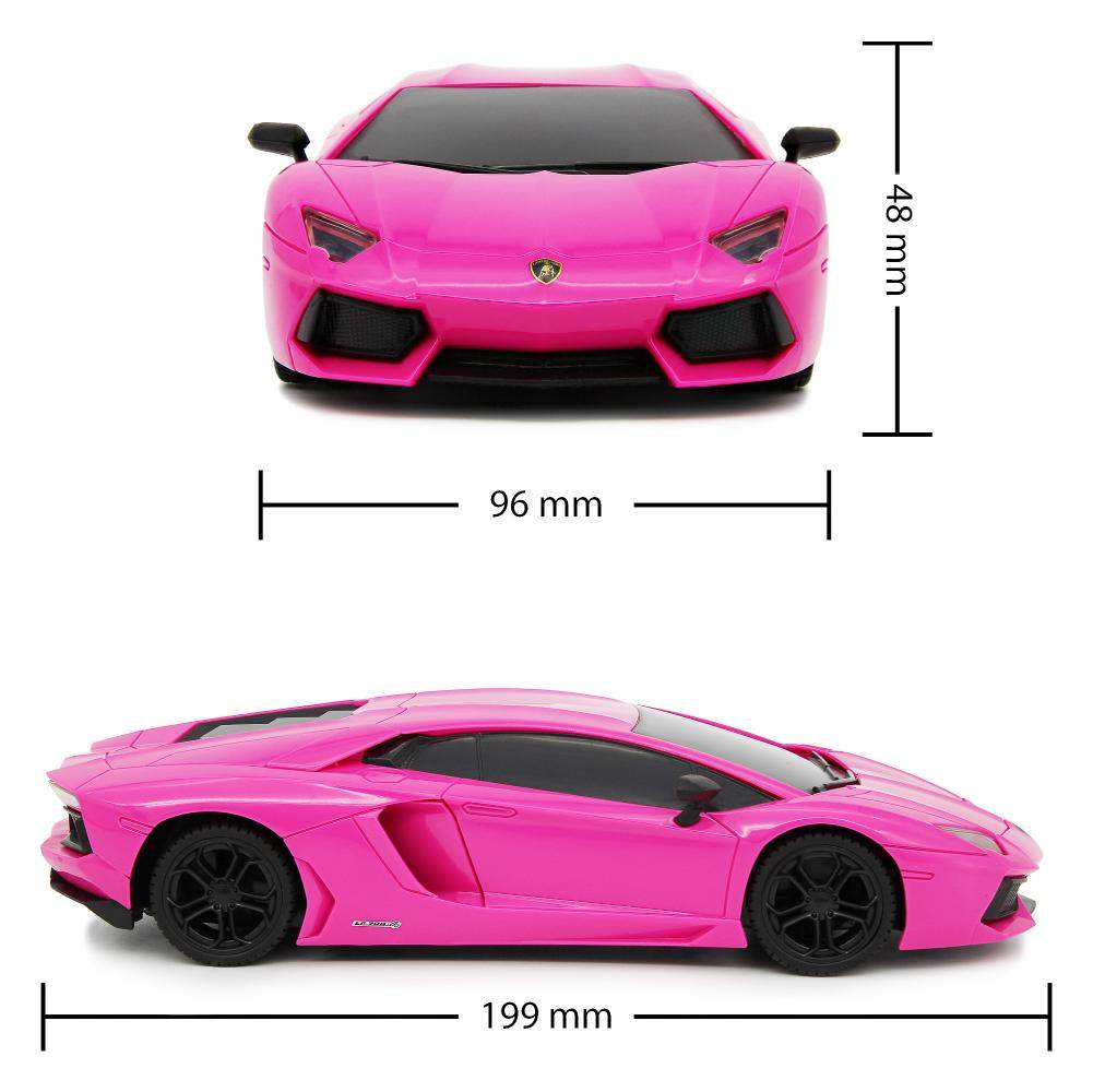 Lamborghini Aventador Radio Controlled Car 1:24 Scale Pink - Gift Arch