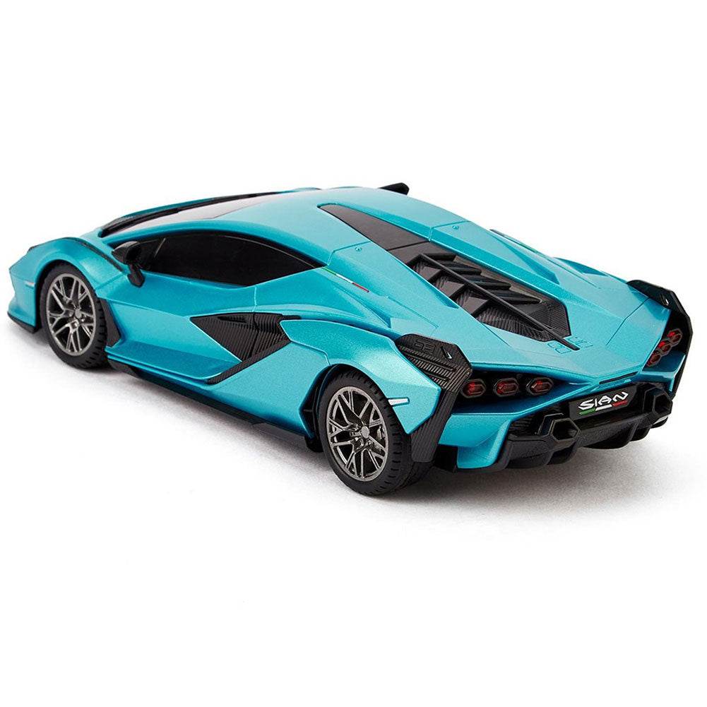 Lamborghini Sian Radio Controlled Car 1:24 Scale Blue - Gift Arch