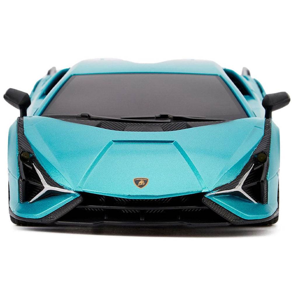 Lamborghini Sian Radio Controlled Car 1:24 Scale Blue - Gift Arch