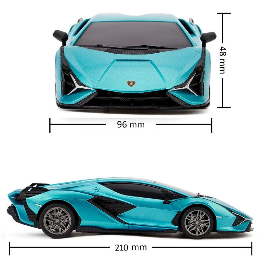 Lamborghini Sian Radio Controlled Car 1:24 Scale Blue - Gift Arch