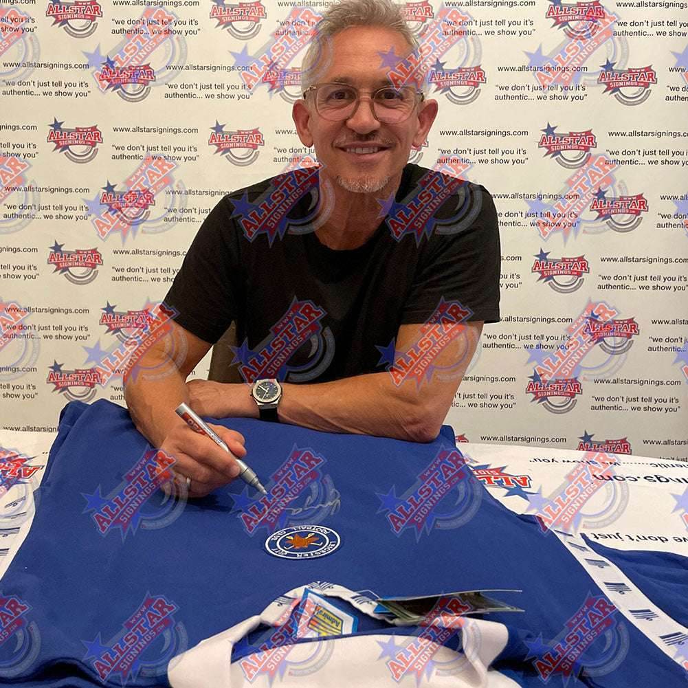 Leicester City FC 1978 Lineker Signed Shirt - Gift Arch