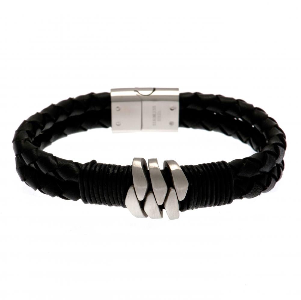 Leicester City FC Leather Bracelet - Gift Arch