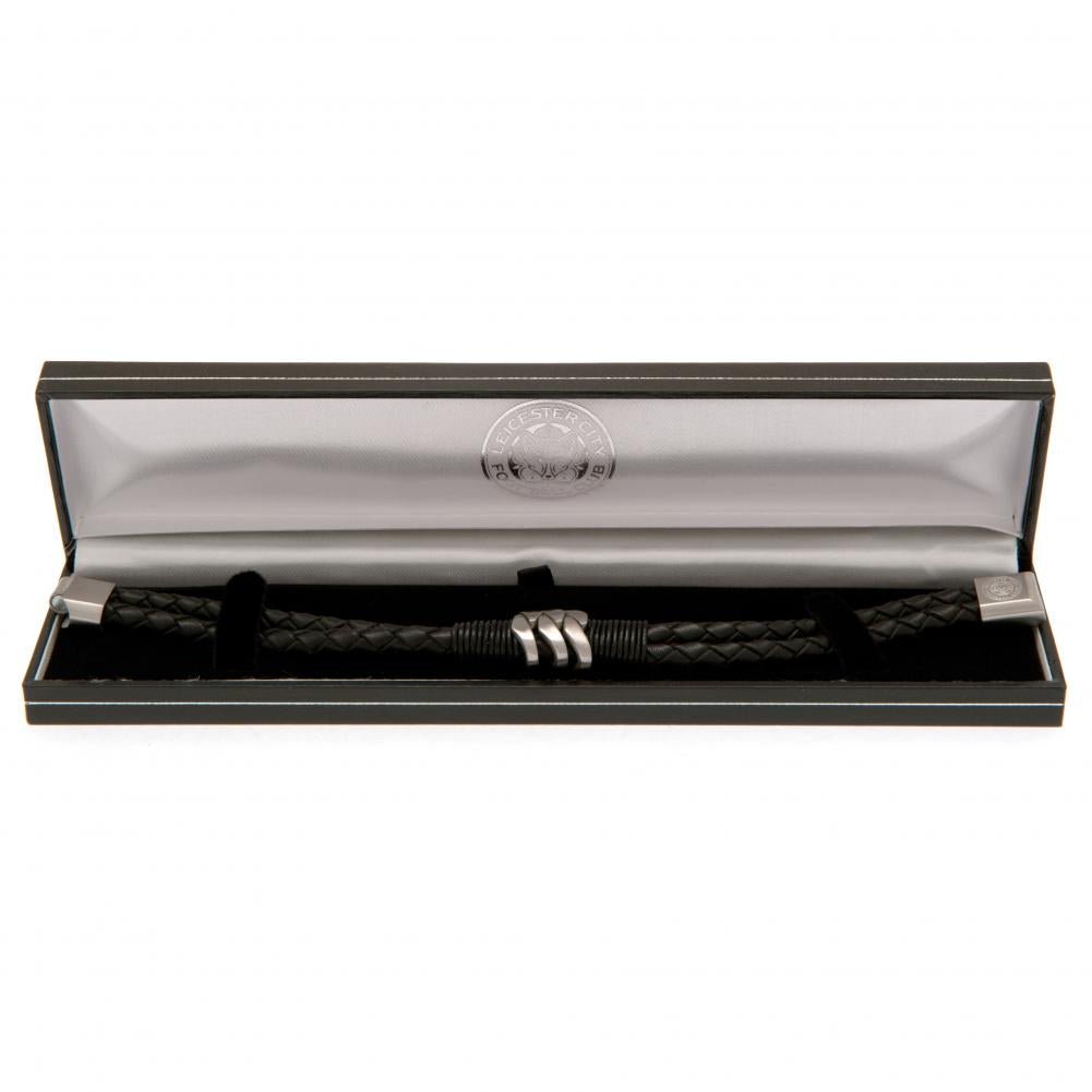 Leicester City FC Leather Bracelet - Gift Arch