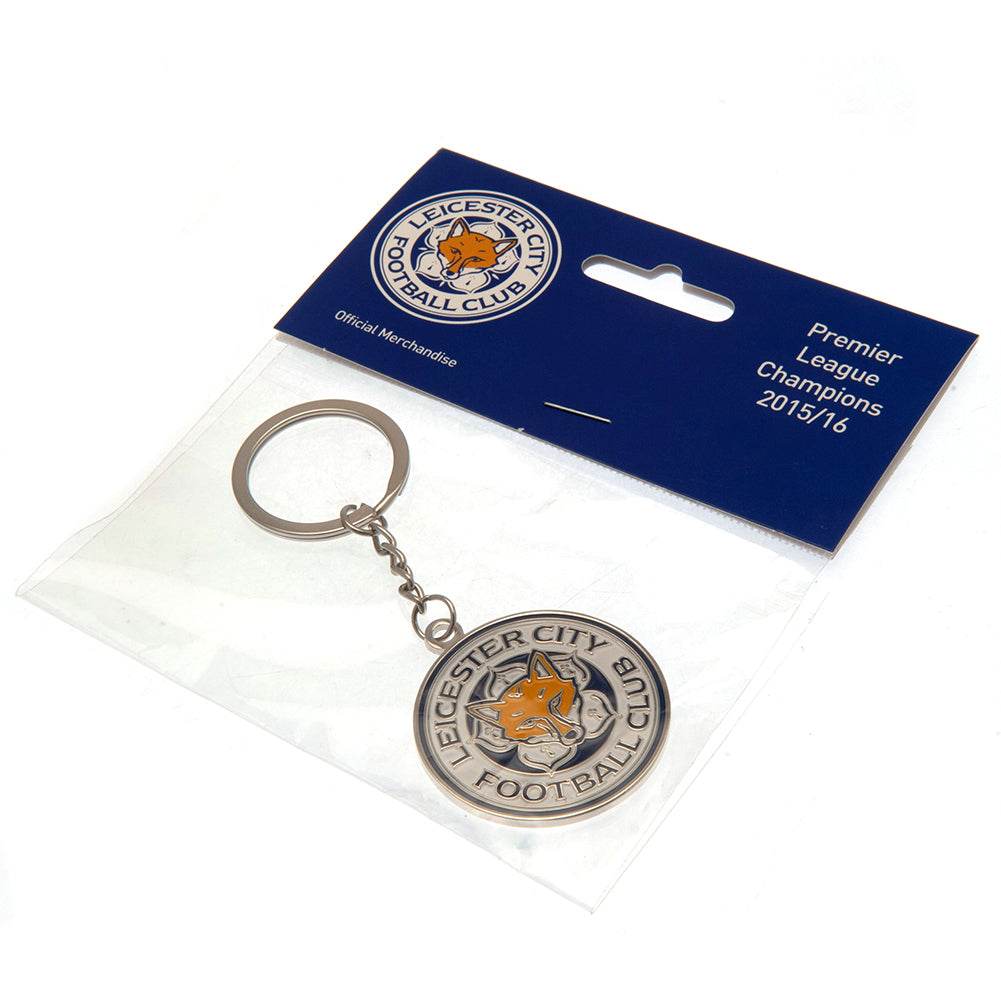 Leicester City FC Premier League Champions Keyring - Gift Arch