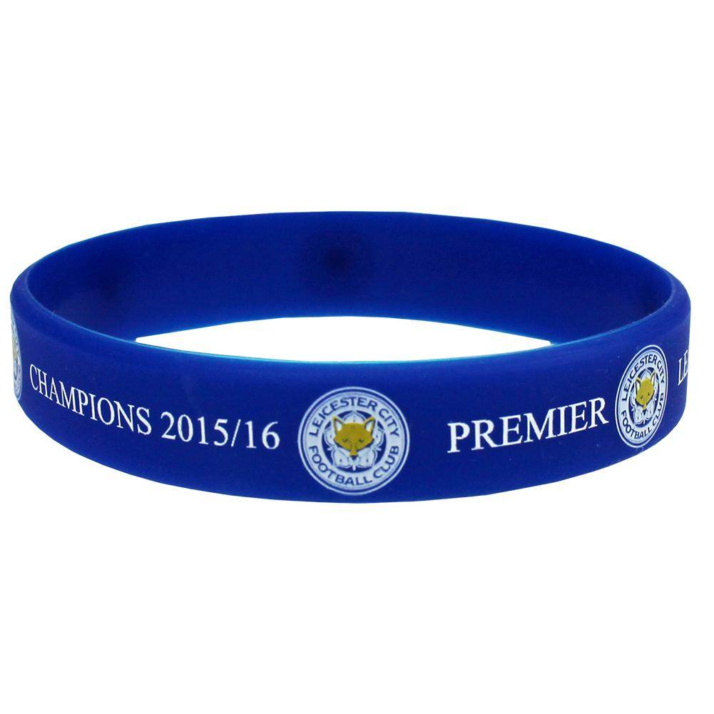 Leicester City FC Premier League Champions Silicone Wristband - Gift Arch