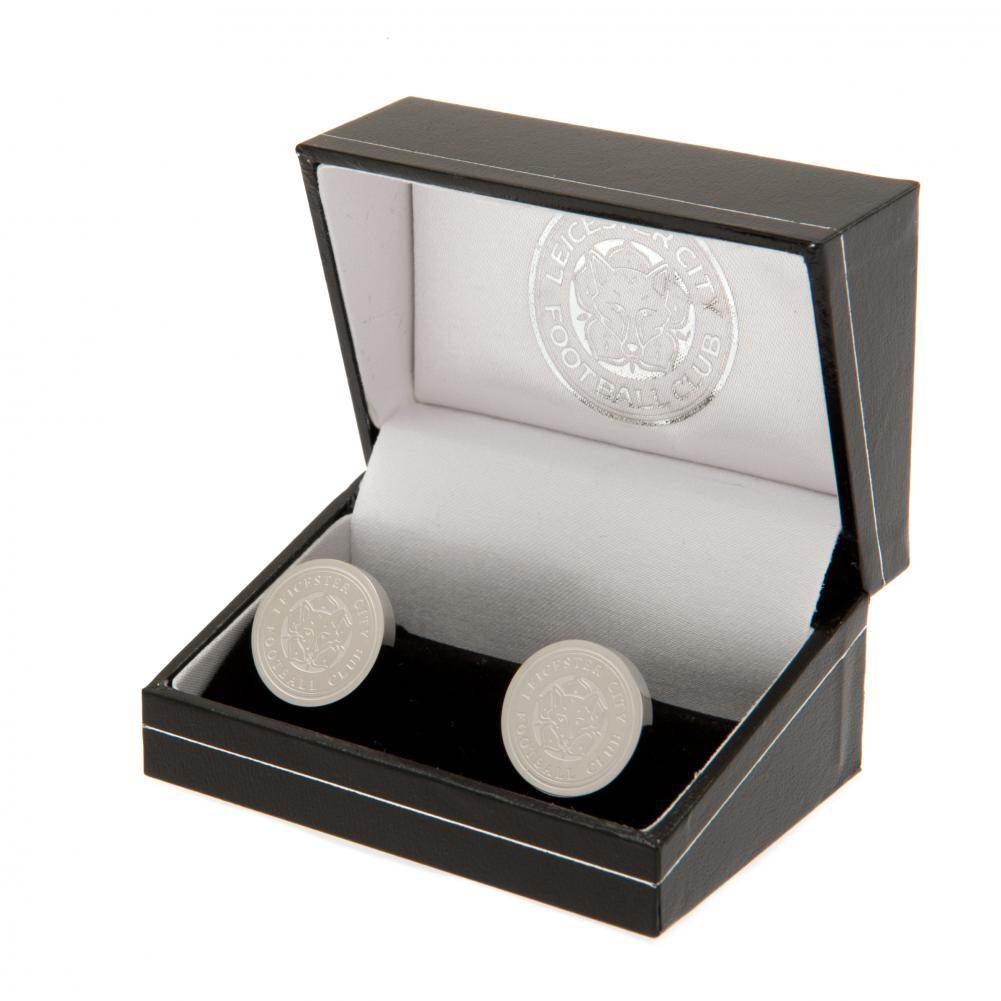 Leicester City FC Stainless Steel Formed Cufflinks - Gift Arch