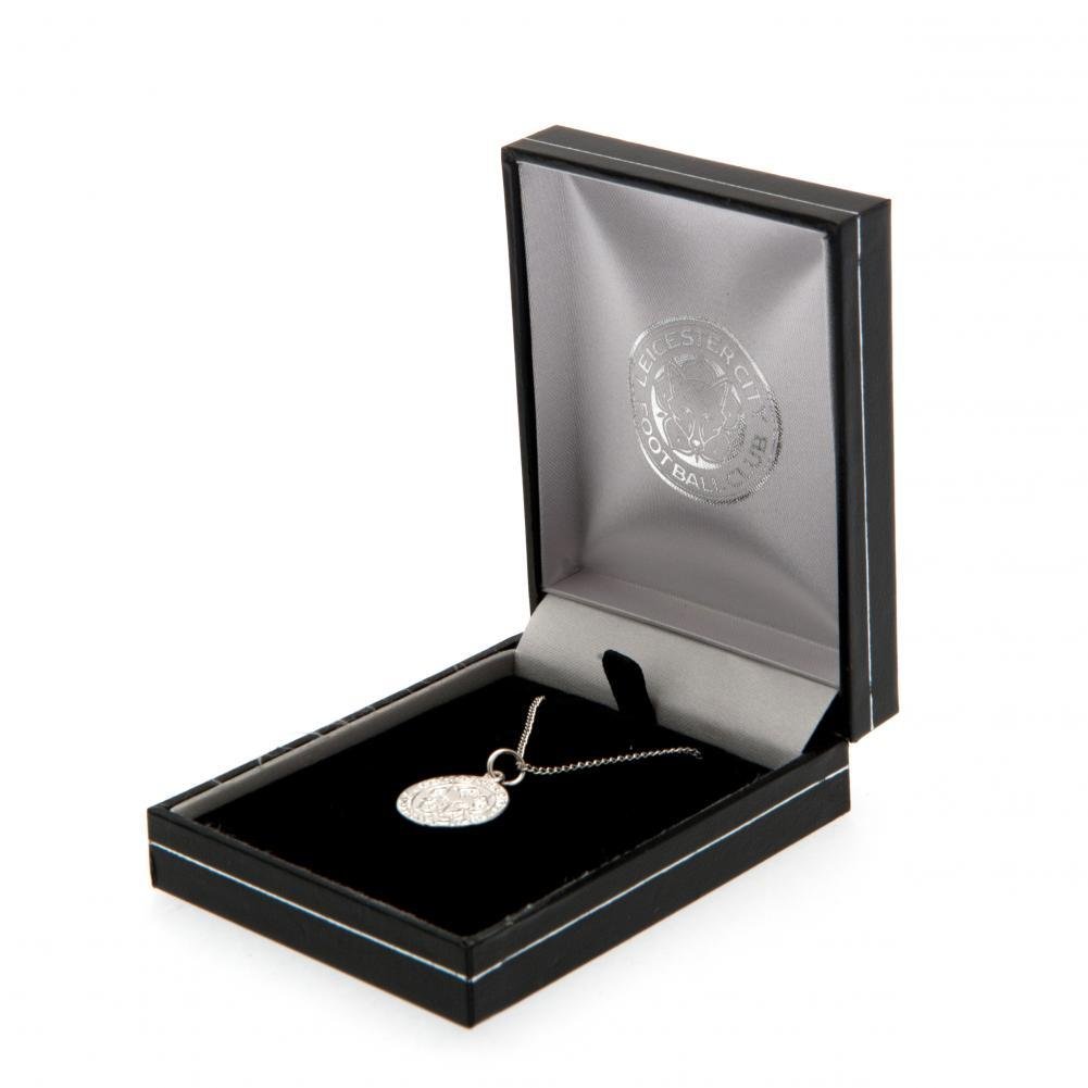 Leicester City FC Sterling Silver Pendant & Chain - Gift Arch