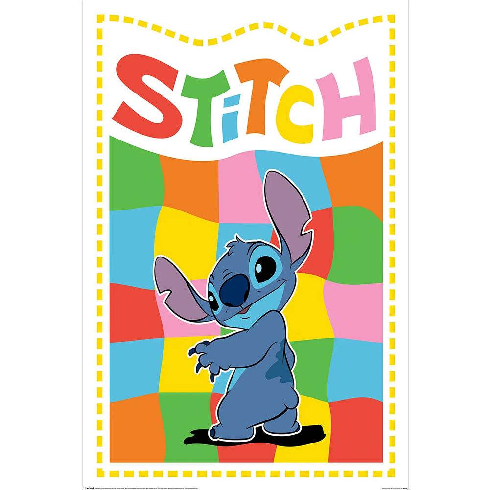 Lilo & Stitch Chequered Poster 235 - Gift Arch