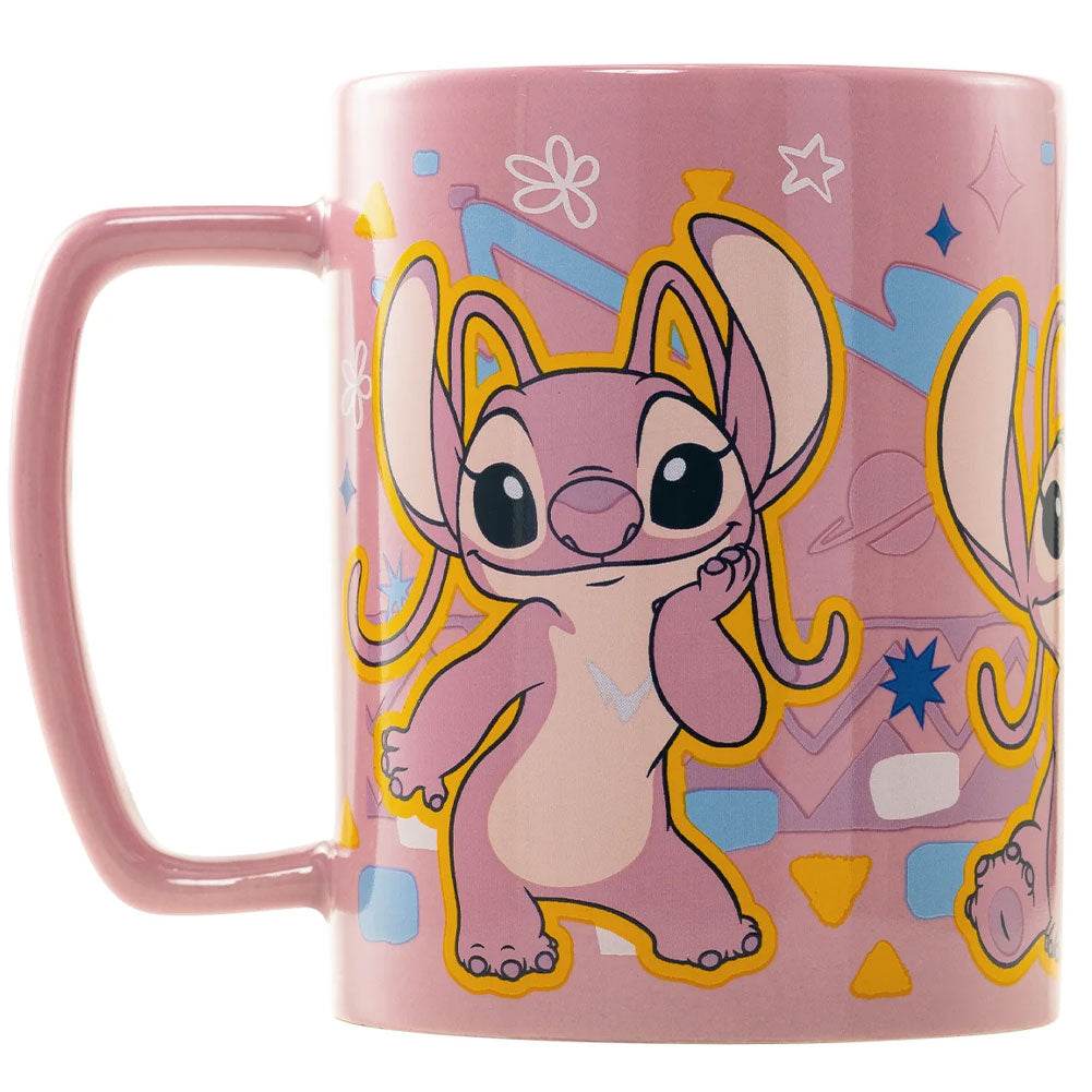 Lilo & Stitch Fuzzy Angel Mug - Gift Arch