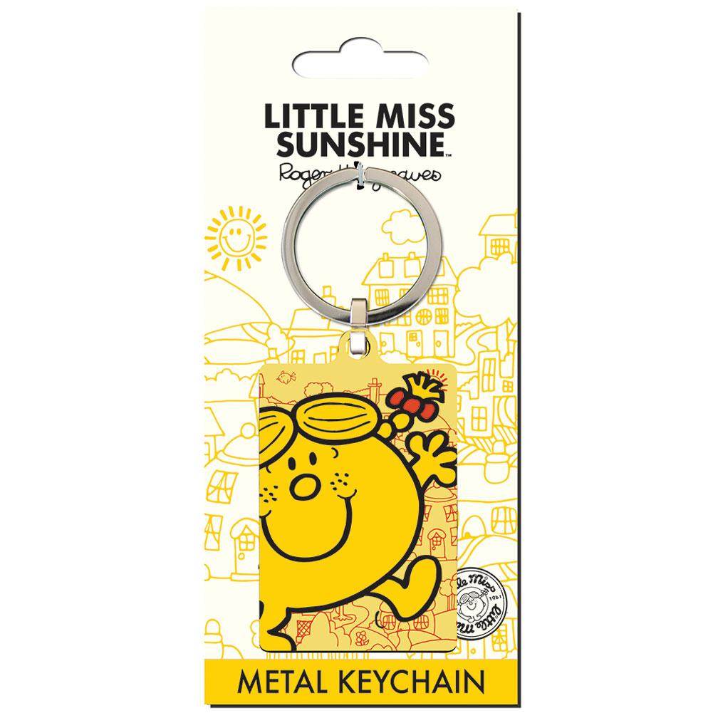 Little Miss Sunshine Metal Keyring - Gift Arch