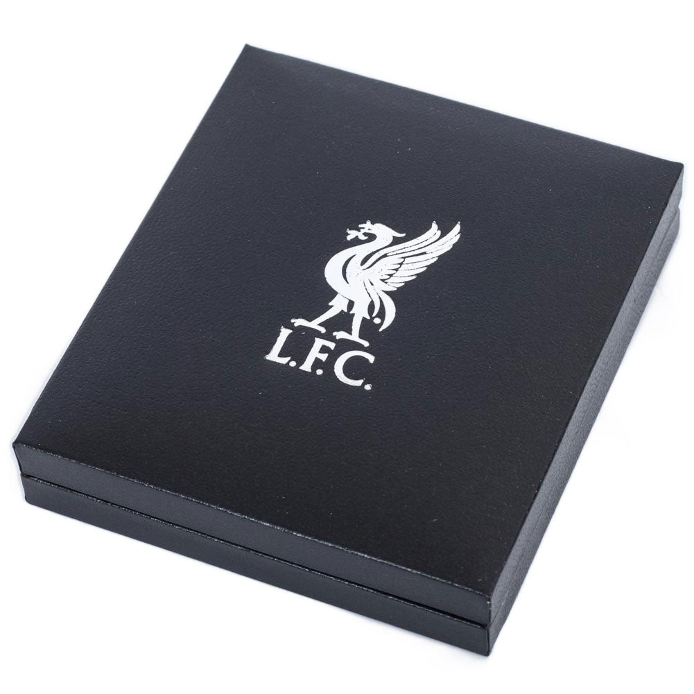 Liverpool FC 18ct Gold Plated on Silver Liverbird Pendant & Chain - Gift Arch