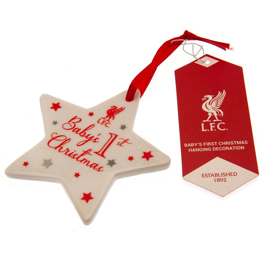 Liverpool FC Baby's First Christmas Decoration - Gift Arch