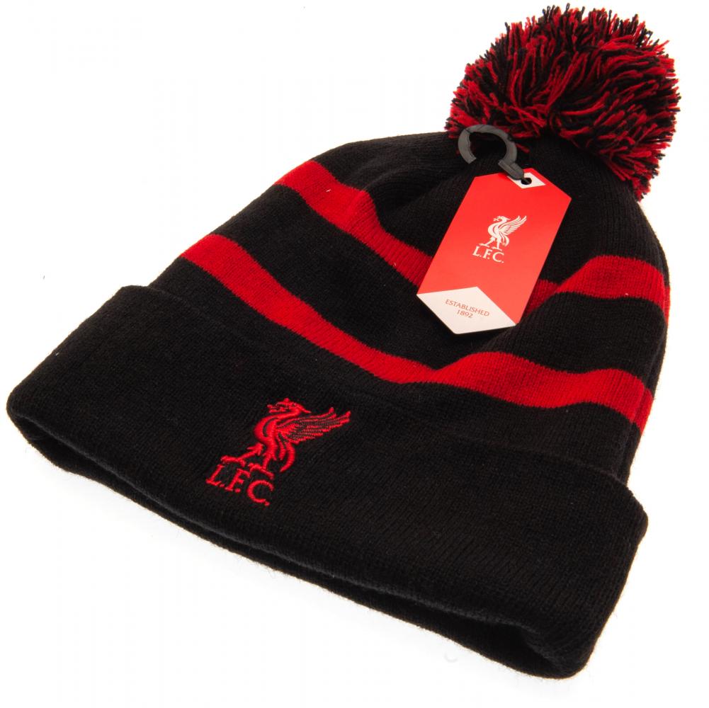 Liverpool FC Black Breakaway Ski Hat - Gift Arch
