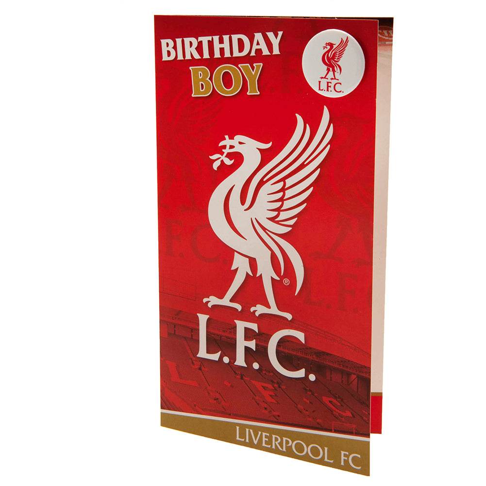 Liverpool FC Boy Birthday Card - Gift Arch