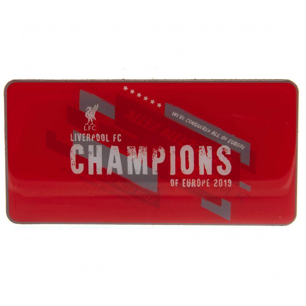 Liverpool FC Champions Of Europe Fridge Magnet - Gift Arch