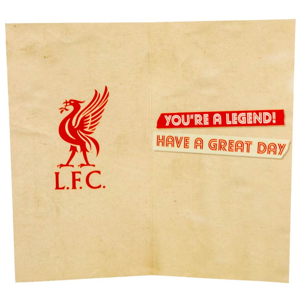 Liverpool FC Dad Birthday Card - Gift Arch