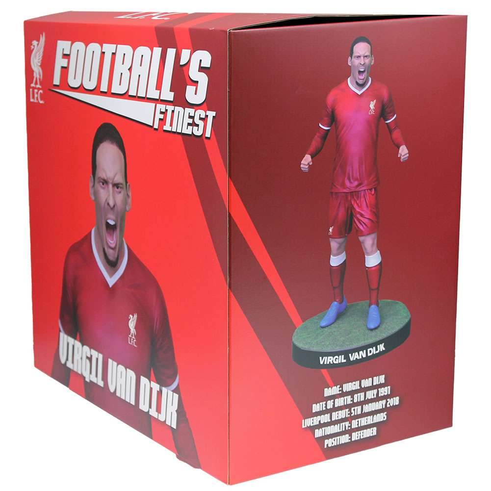 Liverpool FC Football's Finest Virgil Van Dijk Premium 60cm Statue - Gift Arch