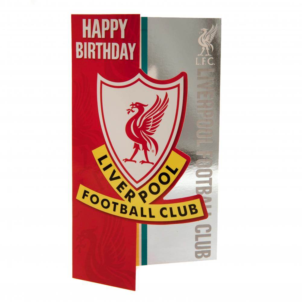 Liverpool FC Liverbird Birthday Card - Gift Arch