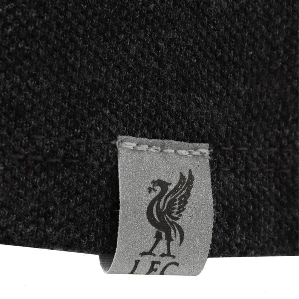 Liverpool FC Neon Panel Polo Mens Charcoal Small - Gift Arch