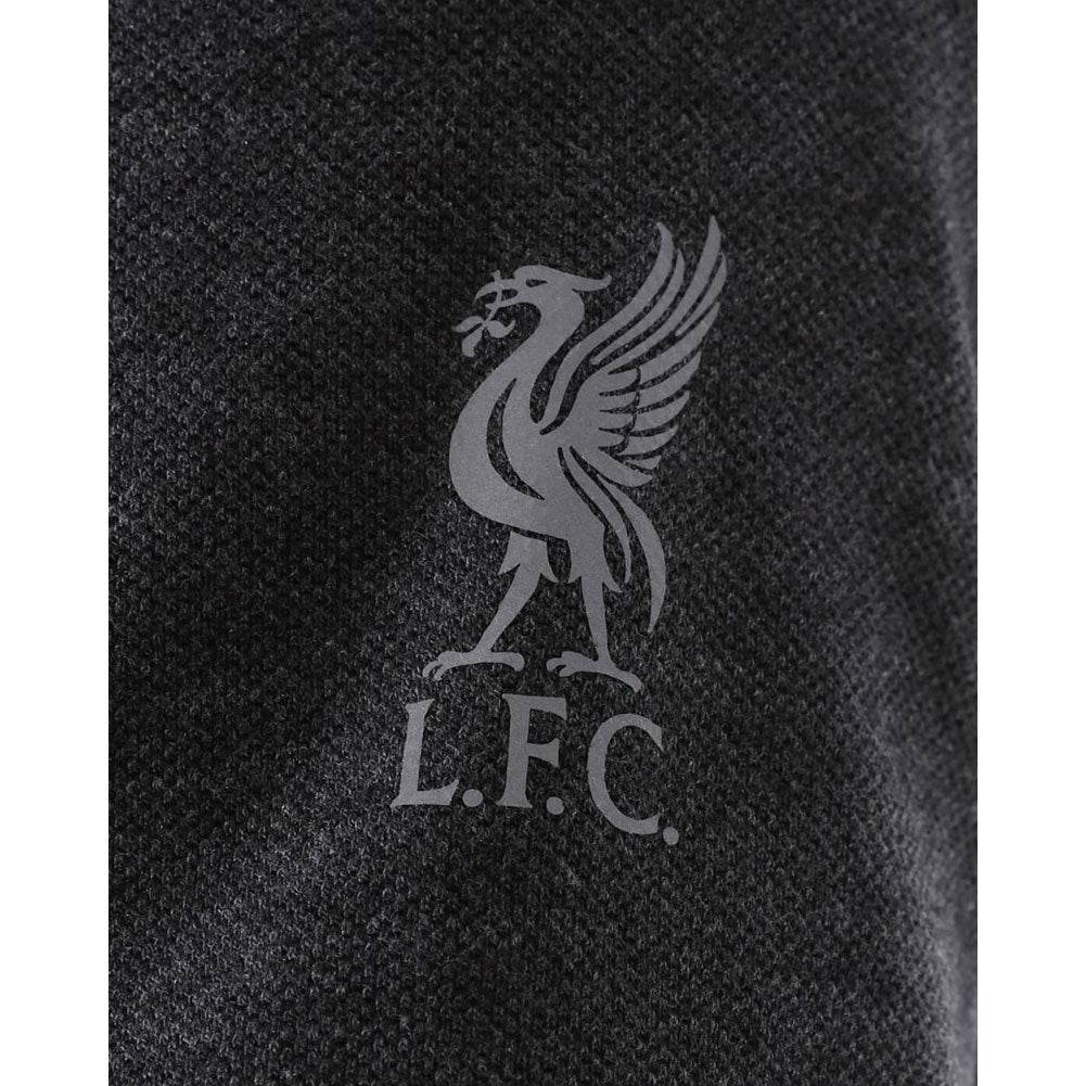 Liverpool FC Neon Panel Polo Mens Charcoal Small - Gift Arch