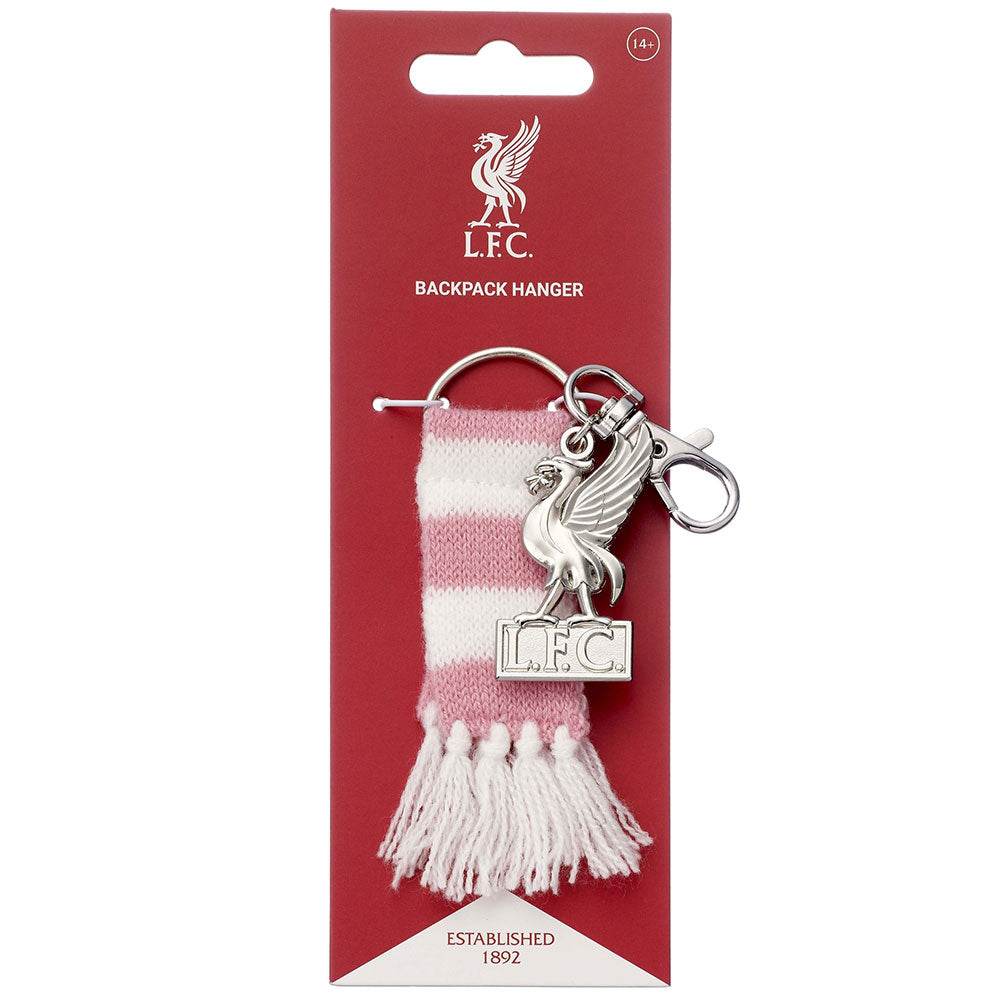 Liverpool FC Pink Bar Scarf Bag Charm - Gift Arch