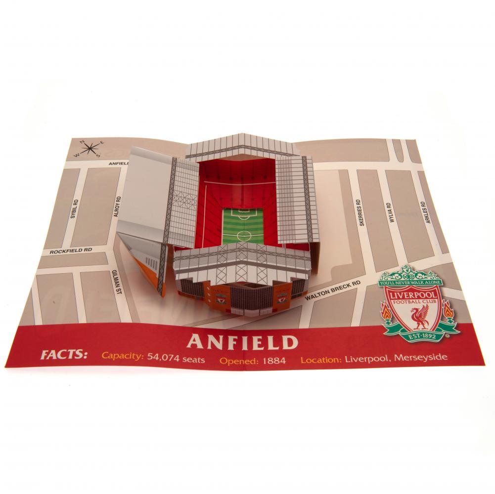 Liverpool FC Pop-Up Birthday Card - Gift Arch