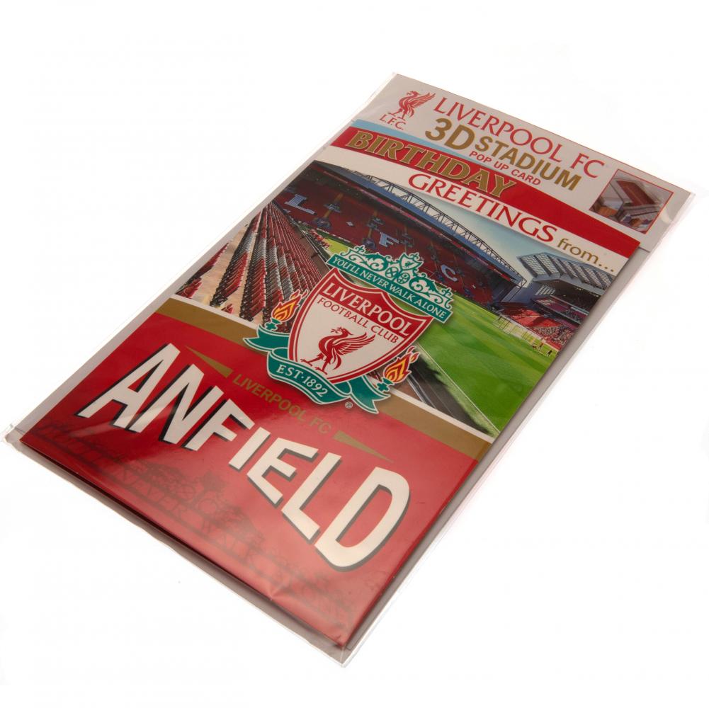 Liverpool FC Pop-Up Birthday Card - Gift Arch