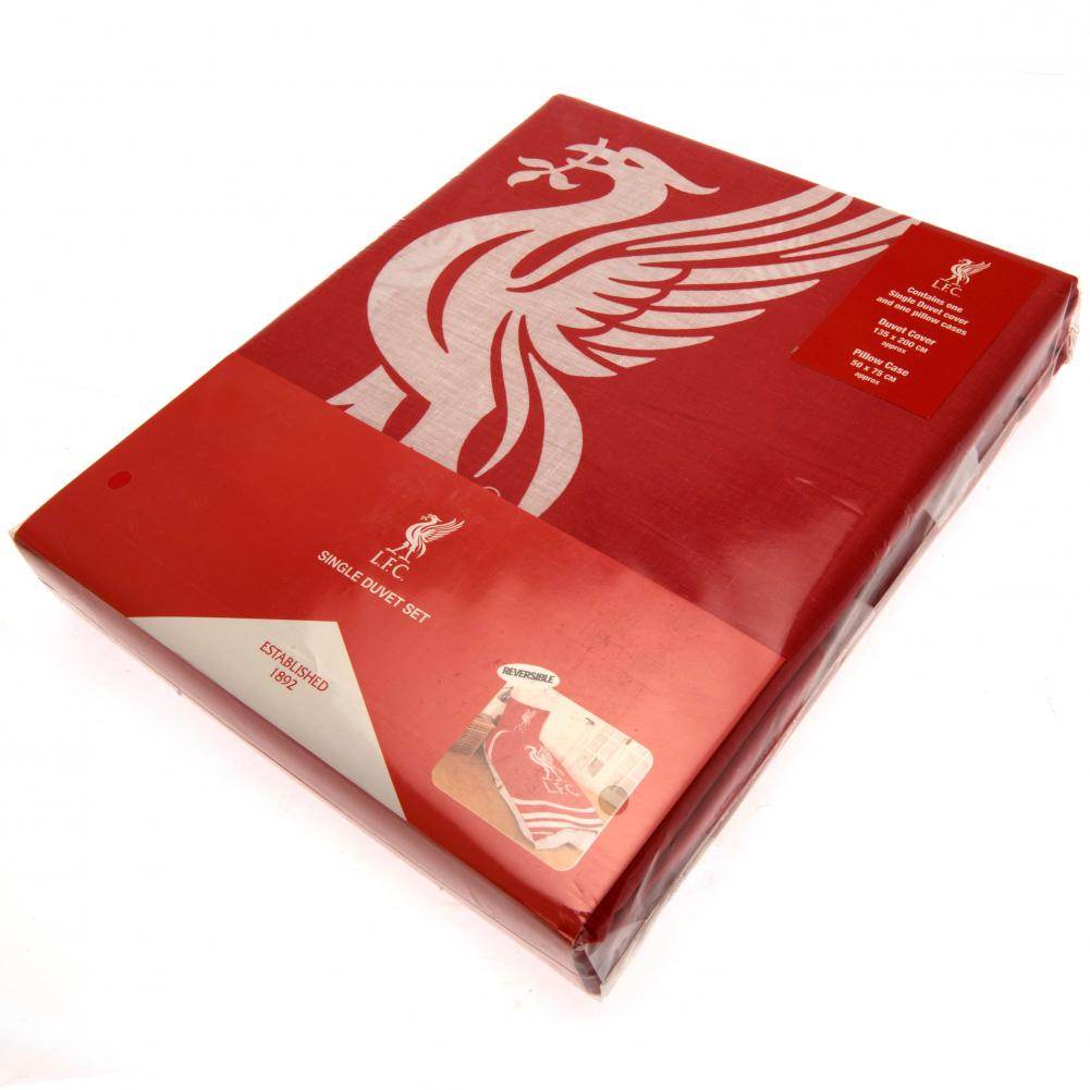 Liverpool FC Pulse Single Duvet Set - Gift Arch