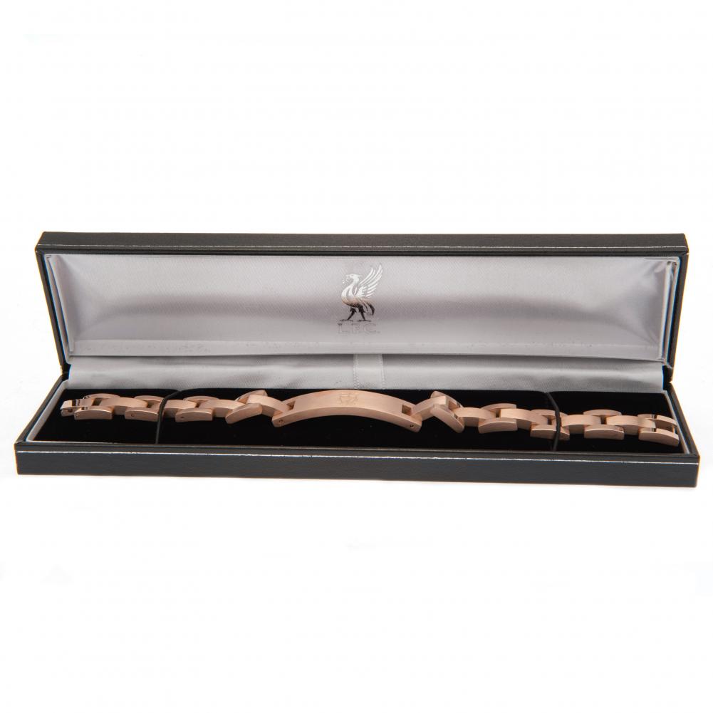 Liverpool FC Rose Gold Plated Bracelet - Gift Arch