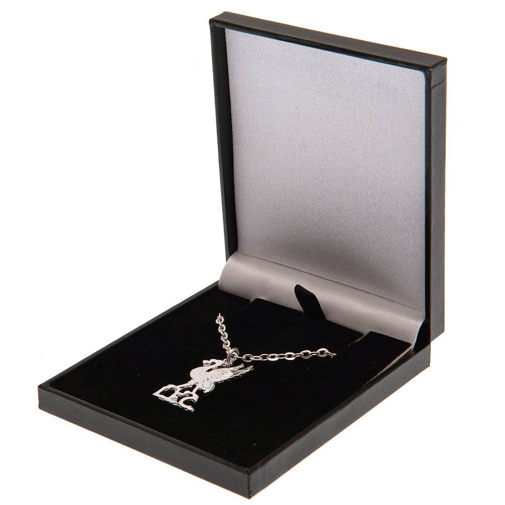 Liverpool FC Silver Plated Boxed Pendant LB - Gift Arch