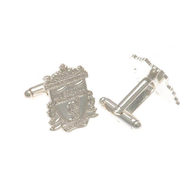 Liverpool FC Silver Plated Formed Crest Cufflinks - Gift Arch