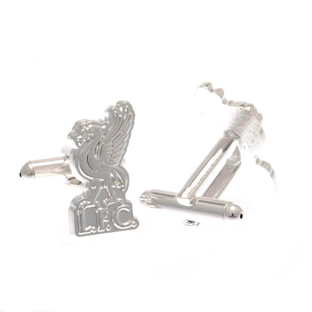 Liverpool FC Silver Plated Formed Liverbird Cufflinks - Gift Arch