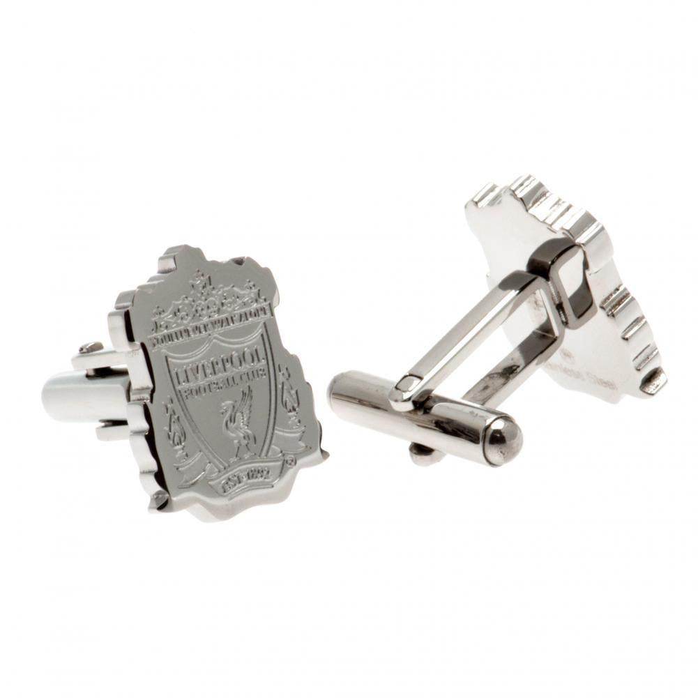 Liverpool FC Stainless Steel Formed Crest Cufflinks - Gift Arch