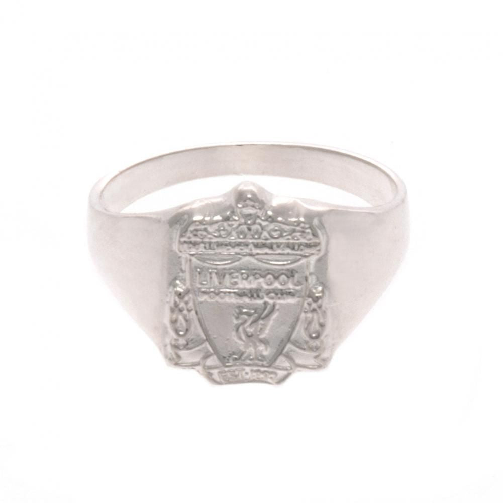 Liverpool FC Sterling Silver Ring Small - Gift Arch