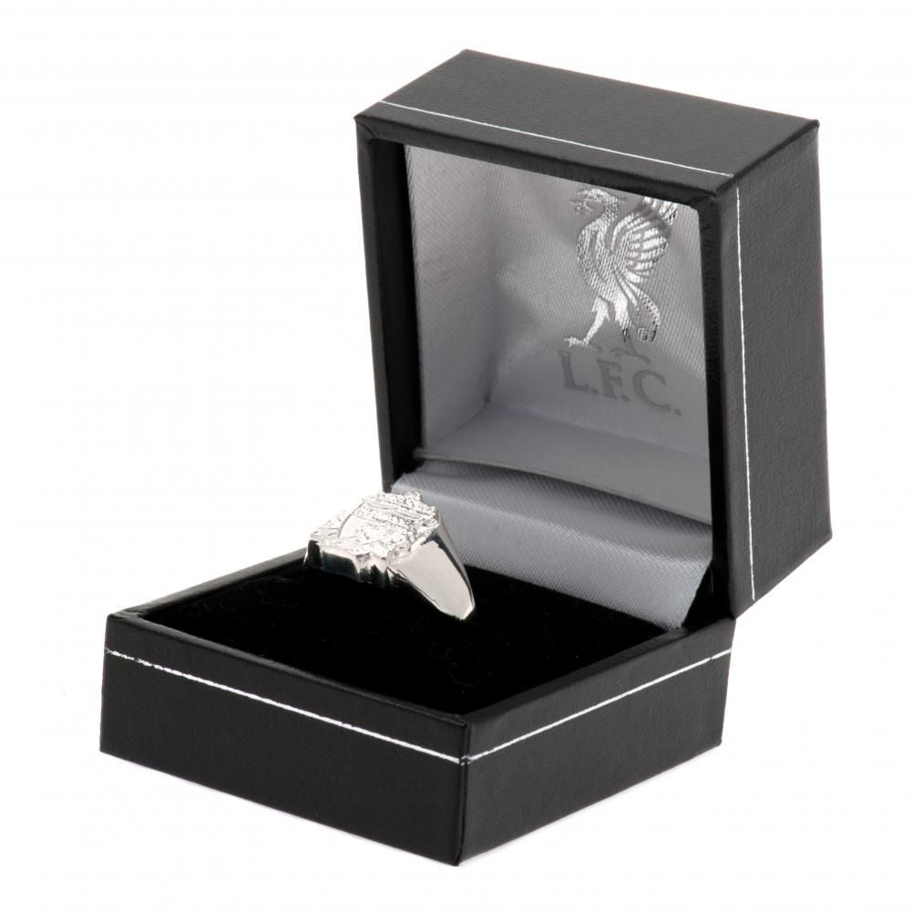 Liverpool FC Sterling Silver Ring Small - Gift Arch