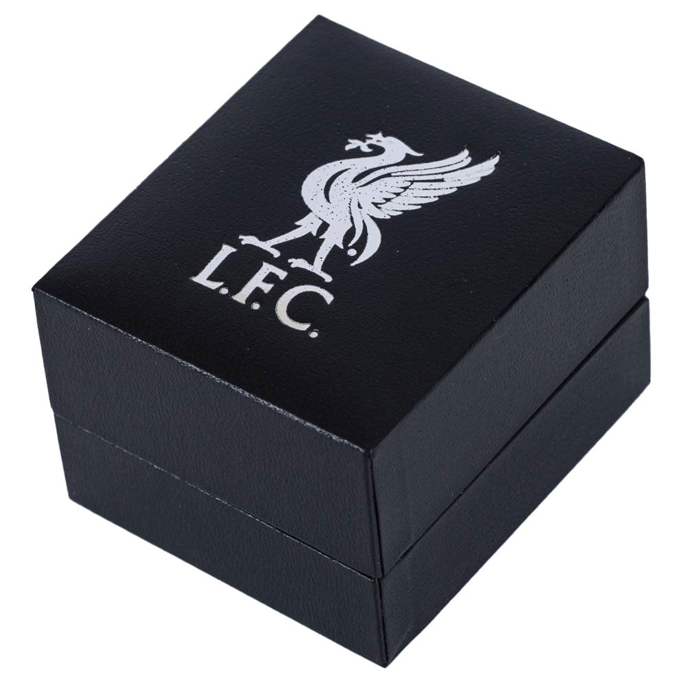 Liverpool FC Sterling Silver Split Shank Ring Large - Gift Arch