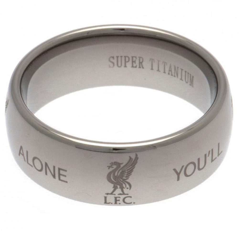 Liverpool FC Super Titanium Ring Large - Gift Arch