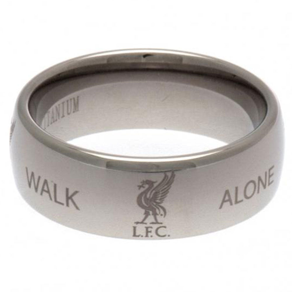Liverpool FC Super Titanium Ring Large - Gift Arch