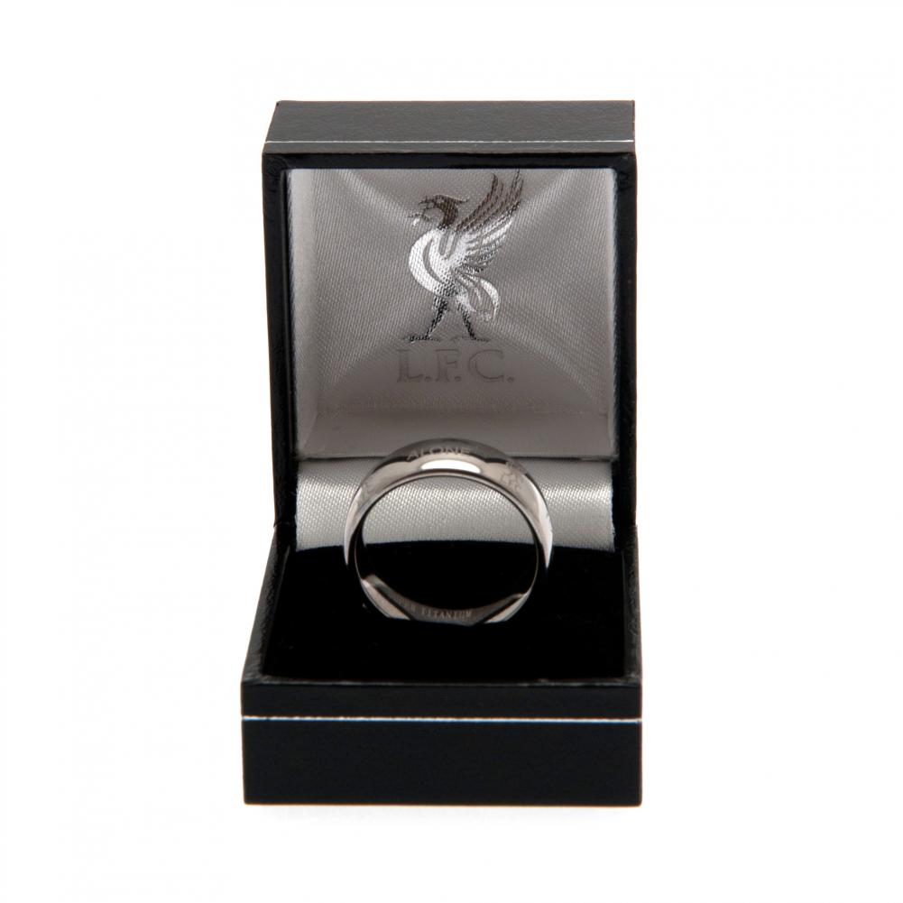 Liverpool FC Super Titanium Ring Large - Gift Arch