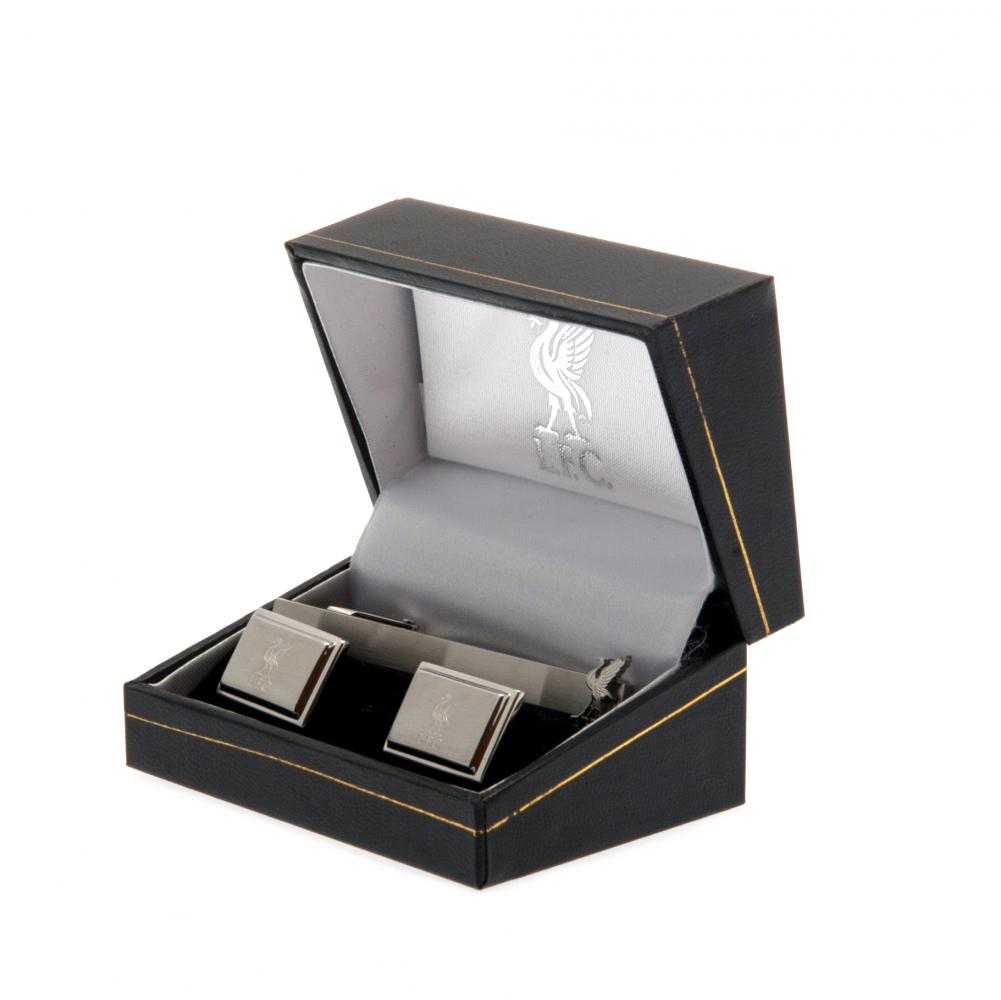 Liverpool FC Tie Slide & Cufflink Set - Gift Arch